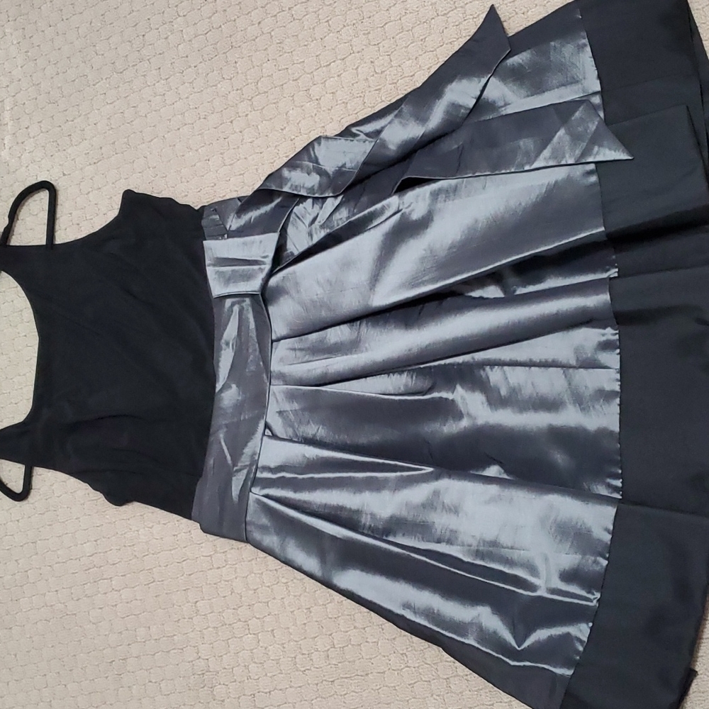Black and silver dress